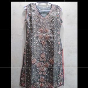 Grey Shalwar Kameez